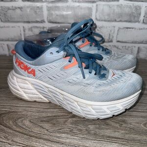 HOKA Walking sneakers Blue Coral Gaviota 4 Womens 8B